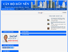 Tablet Screenshot of canhodatnen.com